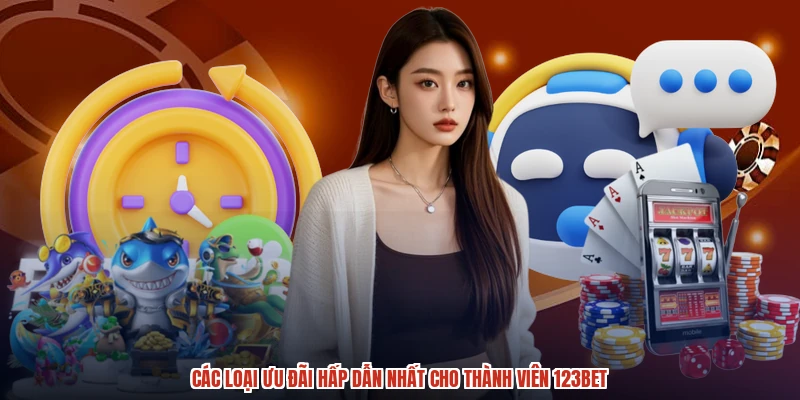 Các loại ưu đãi hấp dẫn nhất cho thành viên 123BET