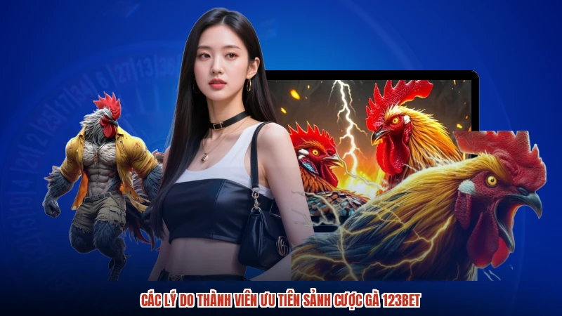 Các lý do thành viên ưu tiên sảnh cược gà 123BET Các lý do thành viên ưu tiên sảnh cược gà 123BET