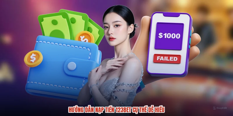 Hướng dẫn nạp tiền 123BET cụ thể dễ hiểu