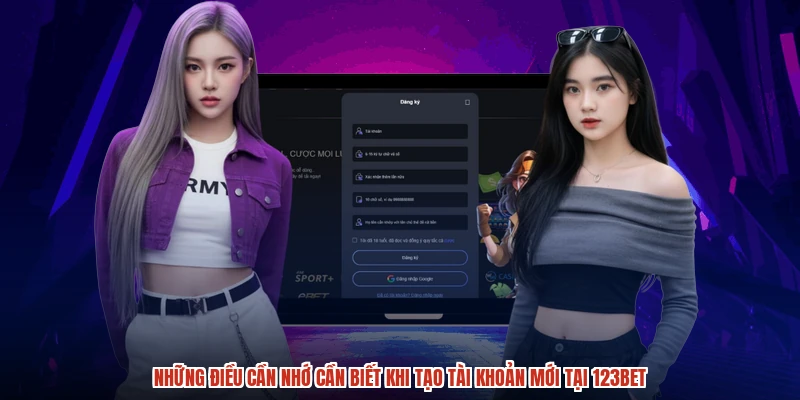 Những điều cần nhớ cần biết khi tạo tài khoản mới tại 123BET Những điều cần nhớ cần biết khi tạo tài khoản mới tại 123BET